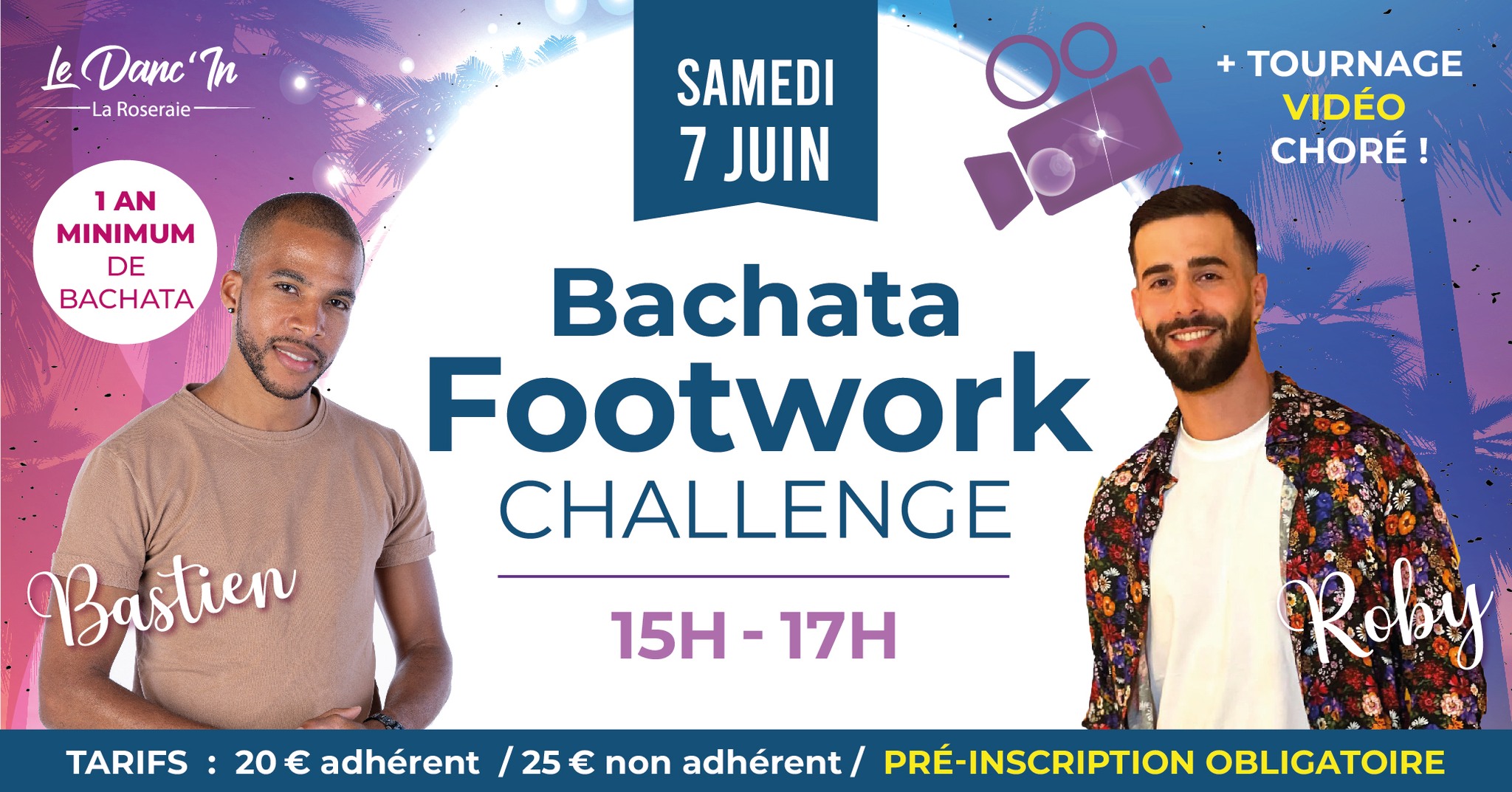 Bachata Footwork avec Roby et Bastien