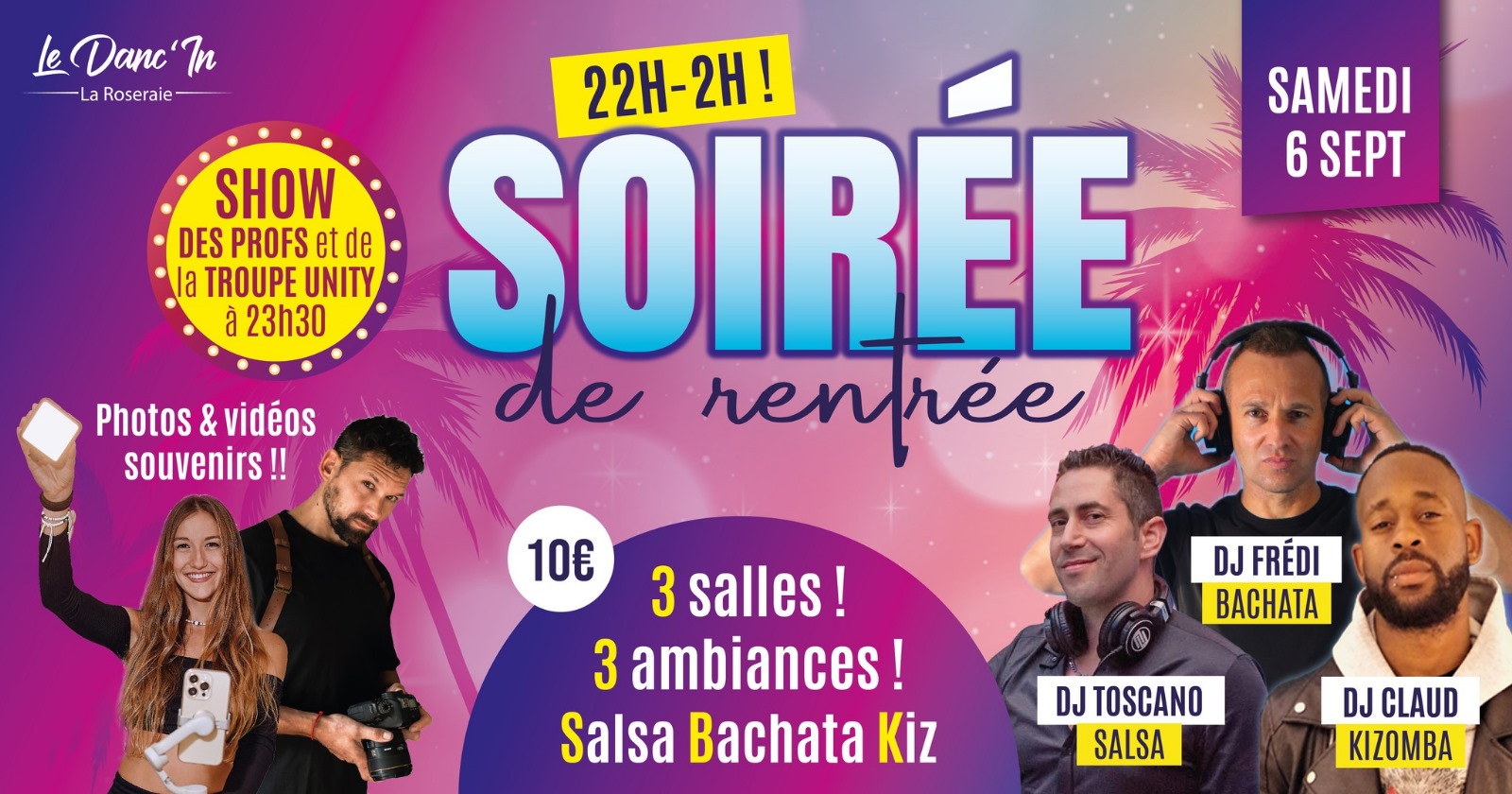 Soirée de rentrée du Danc'in
