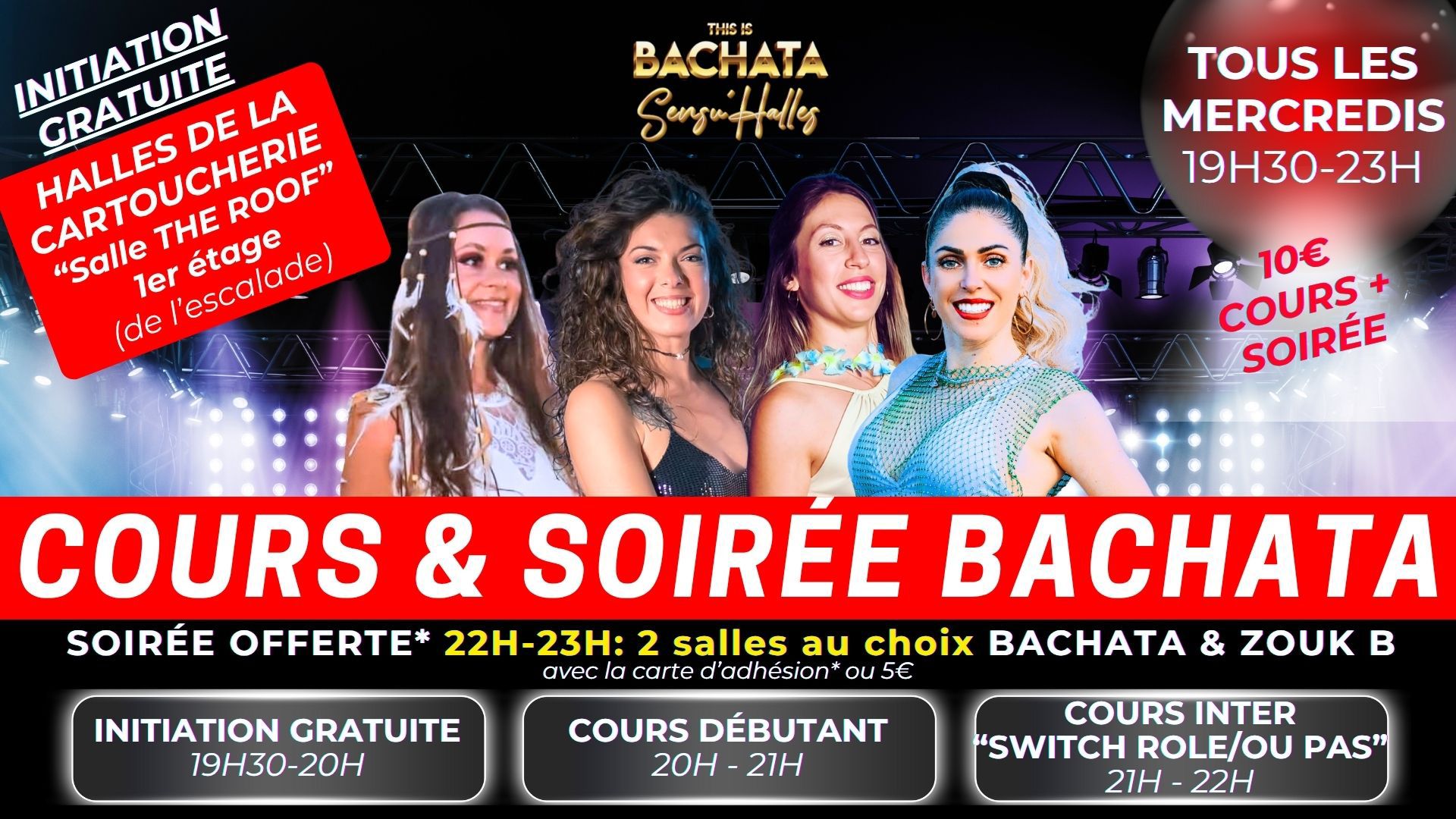 Cours + Soirée Bachata